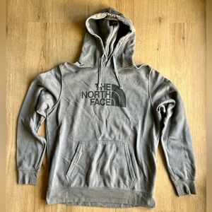 Gray The North Face Hoodie, Size L